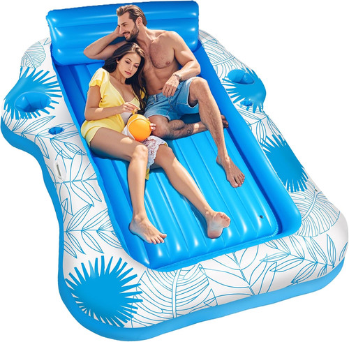 Inflatable pool lounger float - pool,