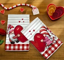 2pcs Valentine Day Happy gnome