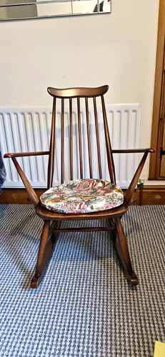 Ercol antique wooden rocking - ercol,