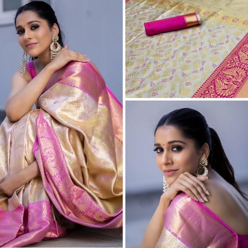 Kanchipuram semi silk saree