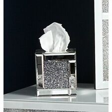 New CUBE TISSUE BOX Silver