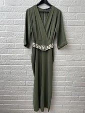 Zara Soft Green Belted Cropped