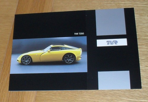 Tvr t350 brochure 2004 - tvr,