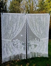 Vintage French Lace Curtain
