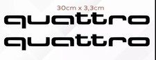 KIT 2 prespaced stickers Audi