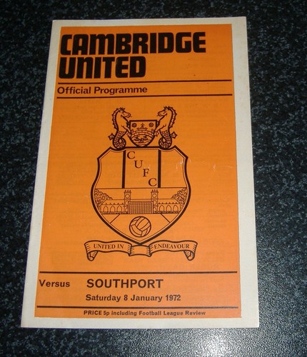 Cambridge utd southport - cambridge, v