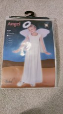 Girls Angel Costume White Kids