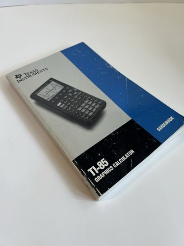 Texas instruments book - instruments, ti-85