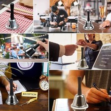 Silver Metal Tea Hand Bell