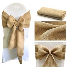 100 NATURAL Burlap Jute