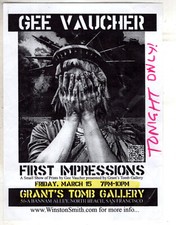 Gee Vaucher- Exhibition Flyer