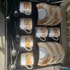 6 Vintage Flosmaron demitasse