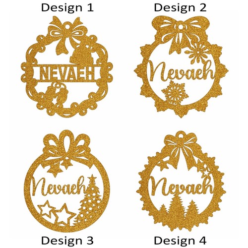 Personalised christmas tree - personalised,