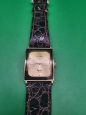 Vintage Rectangular Watch Gold