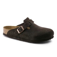 2025 Women Men Boston Suede Cowhide Clog Unisex Shoes Casual Shoes Girl UK Sizes