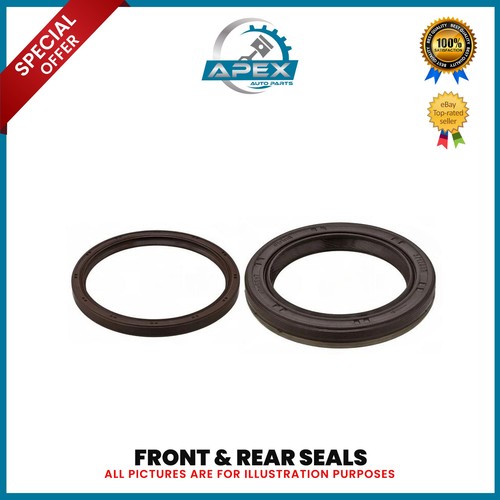 Front and rear seal crankshaft - rear,