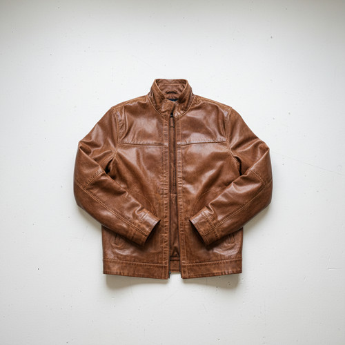 Men brown genuine leather - brown,