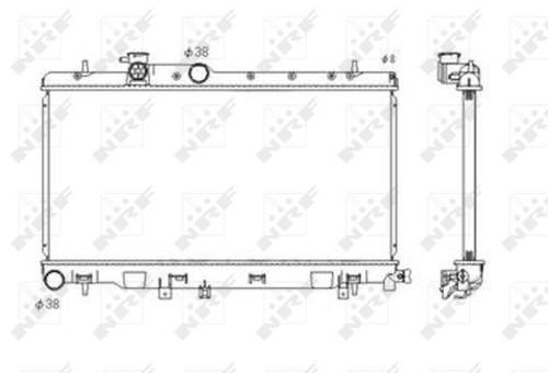 Nrf radiator for subaru - radiator,