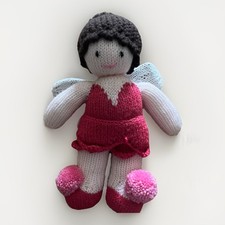 Hand knitted fairy - knitted, soft