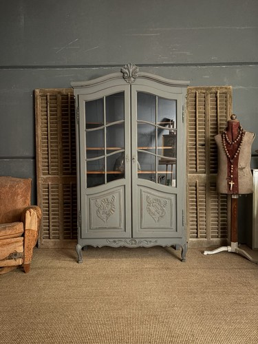 Vintage french display cabinet - french,