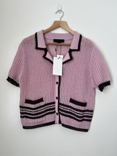  ZARA Pink Knit Crochet