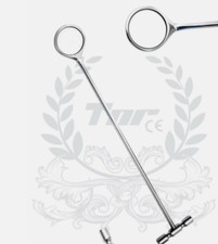 Equine Dental Mouth Mirror Curved Inspection Veterinary Dentistry Instrument