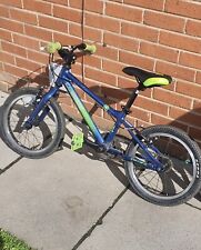 Kids Boys Halfords Carrera Cosmos Bike Aluminium 16” Wheel Blue 