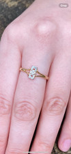 18ct gold antique art deco diamond ring