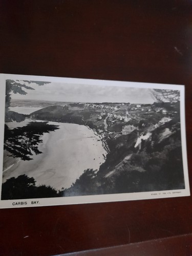 Old postcard carbis bay - old,