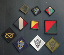 British Army - Mercian Regiment - 11 Different Sew on Patches