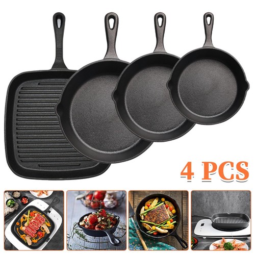 Cast iron cookware - cast, set