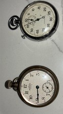 Vintage Ingersoll Yankee Pocket Watch for PARTS REPAIR N Stop Watch Chesterfield