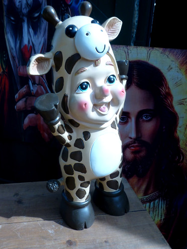 Large 20inch giraffe - giraffe, gnome