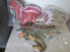 X3 ABGEE 15" DINOSAURS SOFT TOYS PLUSH (CLEARANCE) NEW WITH TAGS