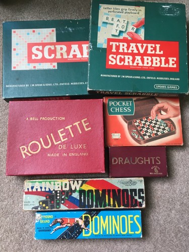 Vintage board games - board, job