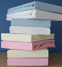 Jersey 100% Cotton Fitted sheet,MosesBasket/Travel Cot/Crib / Cot Bed,Next to me