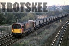 35mm Slide EWS Diesel Loco Class 58 58049 Clay Cross 1998 Original