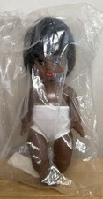 Vintage girl doll african - girl,