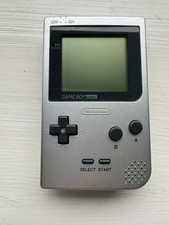 Nintendo Game Boy Pocket Silver Console MGB-001 Original 1996 Handheld