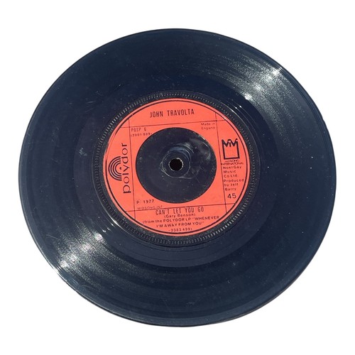 John travolta vinyl singles - vinyl,
