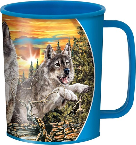 Lenticular wolf artwork - lenticular, 3d