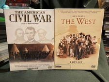 The West & The American Civil War 2 Boxsets Documentries By Ken Burns DVD