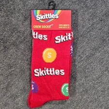 Skittles Crew Socks Fits Men's
