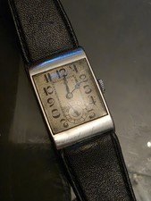 VINTAGE ART DECO CYMA TANK WATCH MENS WORKING