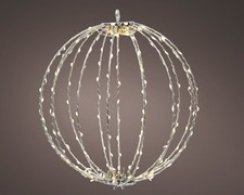 Silver Christmas LED Ball