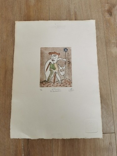 Artist proof print rios a - artist, a.