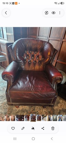 Chesterfield rocking chair - rocking, ox