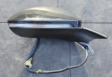 VW VOLKSWAGEN GOLF MK7 2013-2020 Hatch Black Door Wing Mirror OEM 5G2857508BG9B9