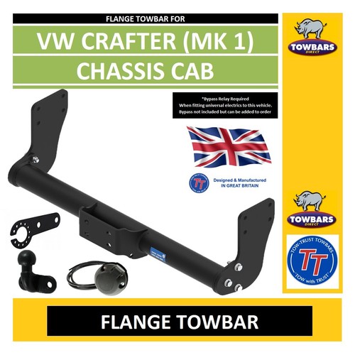 Flange towbar for - towbar,