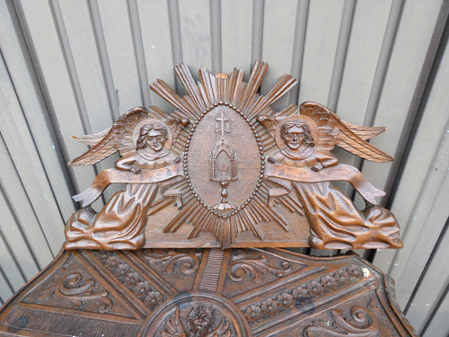 Antique wood carved - l,